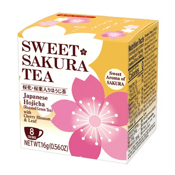 Sweet Cherry Blossom Roasted Green Tea 16g (2g x 8 packets)