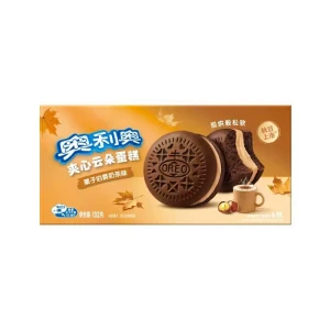【中国直邮】 奥利奥 夹心云朵蛋糕132g*1盒伯爵奶茶味早餐零食