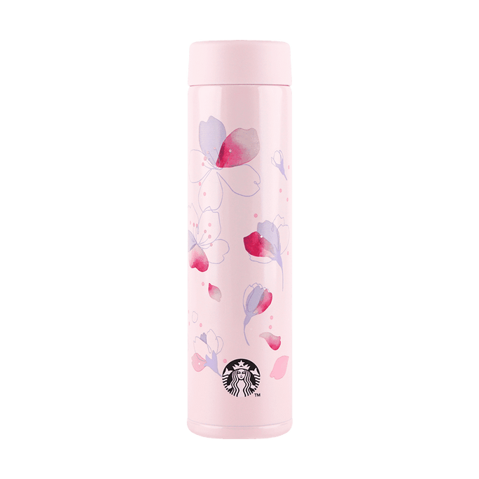 【樱花季限定】日本STARBUCKS星巴克 花瓣迷你保温瓶保温杯子 180ml