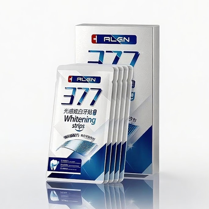 Whitening teeth strips removes yellowing powerful whitening cleans teeth stains and smoke stains.A box of 14 patches.