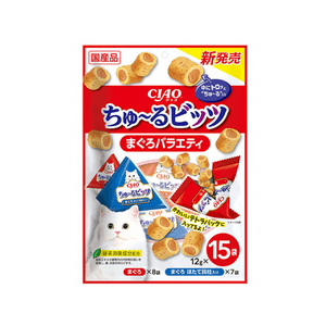 【日本直送】CIAO ちゅ～る入りキャットトリーツ ツナミックス味 12g×15袋