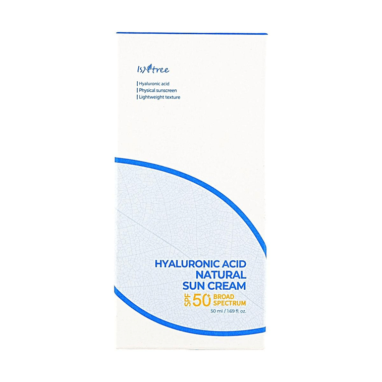 Crème solaire naturelle à l'acide hyaluronique, 1,7 oz, crème solaire hydratante légère à large spectre pour peaux sensibles 10