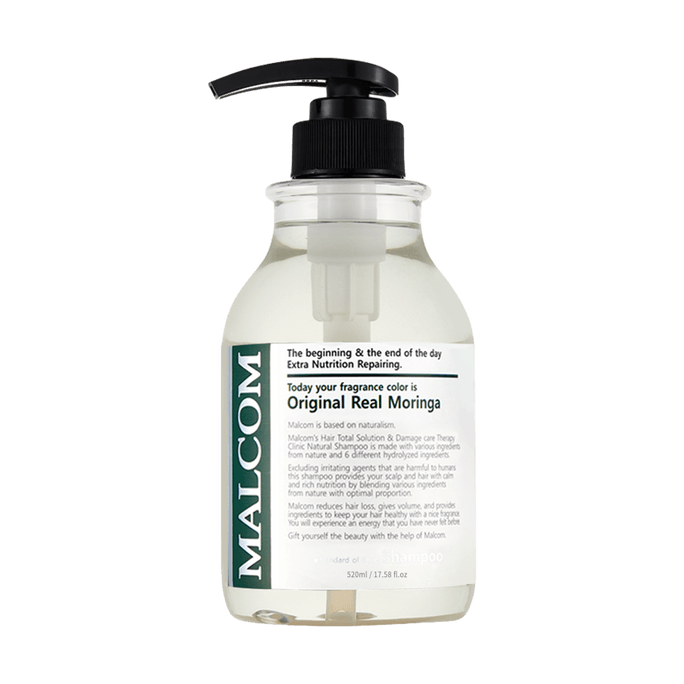 Classic Moringa Shampoo Deep Cleansing Scalp Care 17.58 fl oz