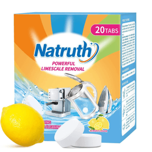 20 Packs Powerful Limescale Removal,Efficient Water Bottle Cleaning Tablets,Odor-Free KETTLE & Coffee Cup Cleaner Tablets,Descaler for Coffee Machine,Natural Stainless Steel Cup Cleaners