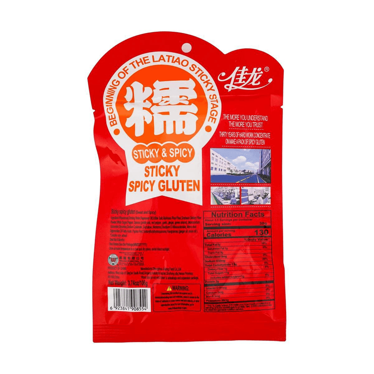 佳龍 糯辣條 甜辣味 106g【童年味道】 4
