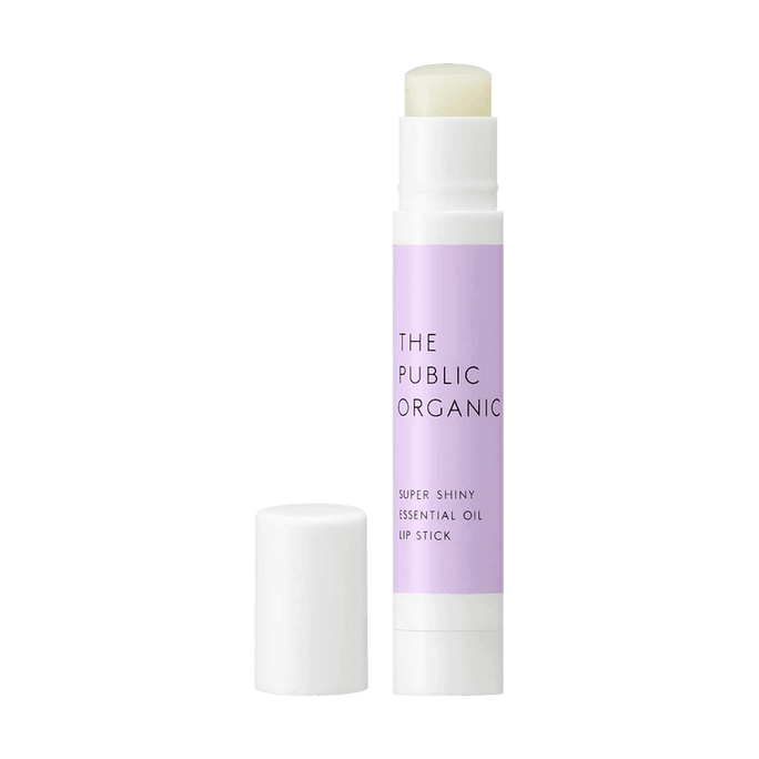 Organic Moisturizing Lipstick with Essential Oil 3.3g #Super Shiny Citrus Floral Scent