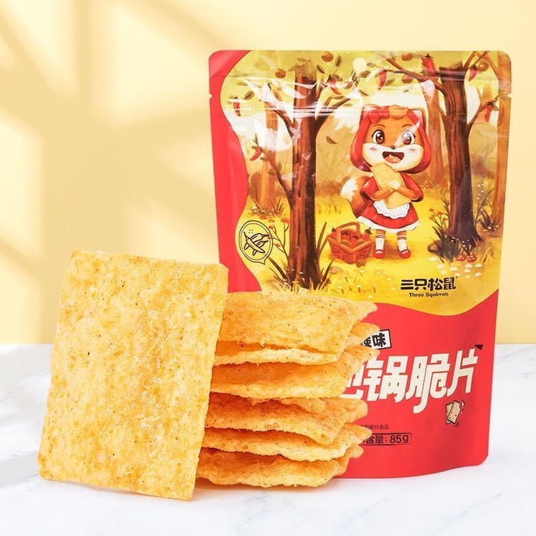 三リスのスパイシーせんべい（85g） - 中国の旧正月にぴったりの、おいしくて満足できるおやつです。 8