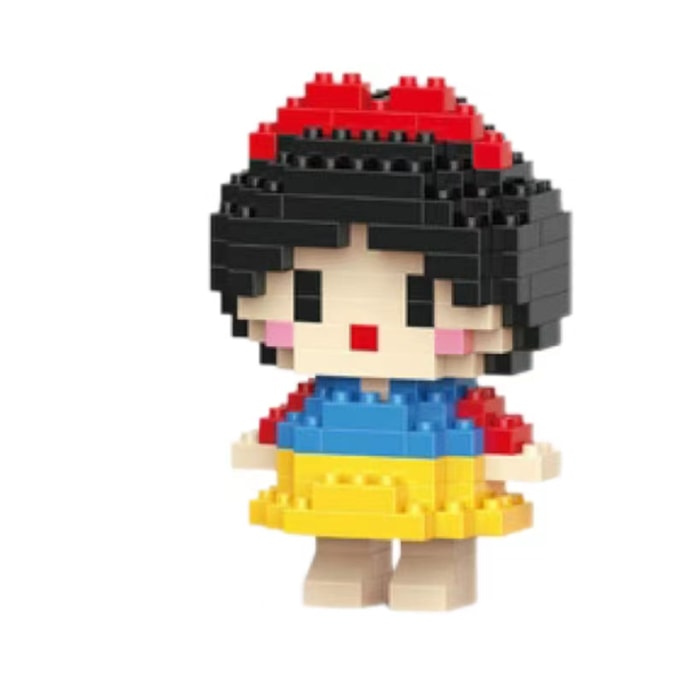 Cartoon Doll Building Blocks Tiny Particles Assembled Cartoon Gift Ppuzzle Assembled Disney Snow White 1 Box