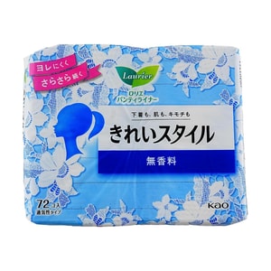 Laurier Slim Guard Unscented Feminine Period Pads without Wings, 72 pieces