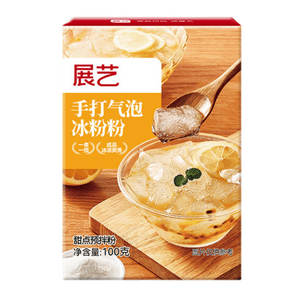 【中国直邮】 展艺 手打气泡冰粉粉 自制凉粉 四川小吃 冰粉粉原料 配料 100g