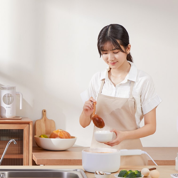 Best-Selling 100–120V Multi-Function Electric Cooker for Dorm & Study Abroad 3