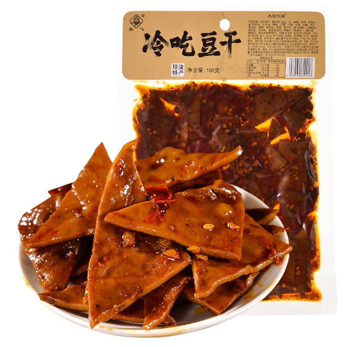 張飛 辛口冷豆腐（100g） - 四川特産スナック