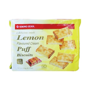 新加坡KHONG GUAN康元 柠檬奶油卜夹心饼干 12袋入