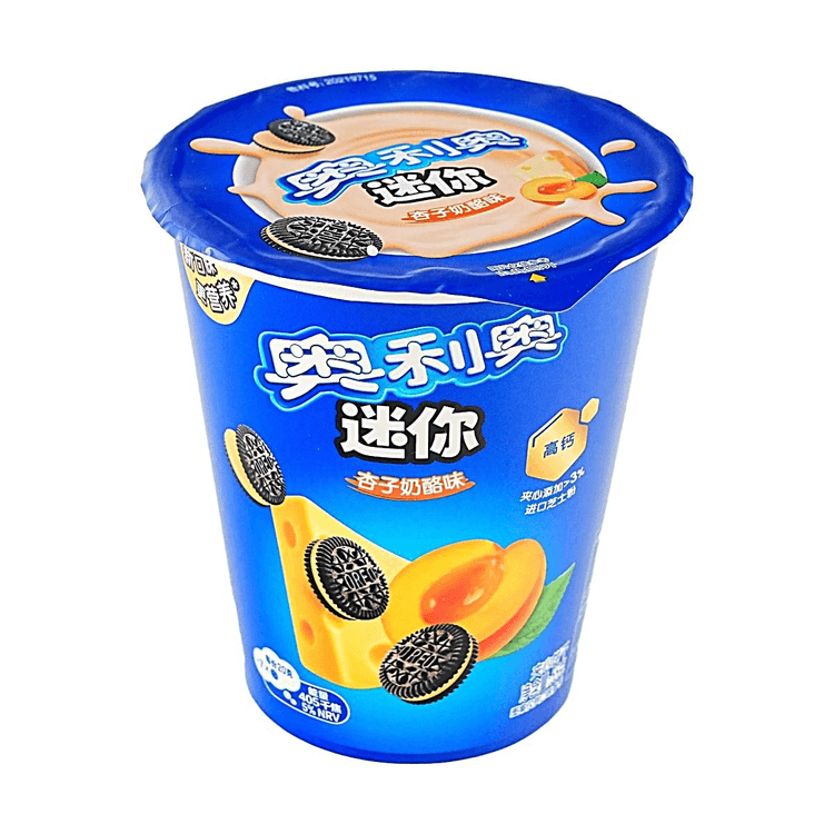 OREO Mini Cookie Cup, Apricot Cheese Flavor, 1.94 oz【High Calcium