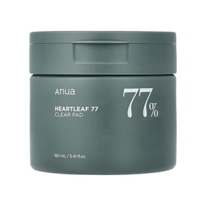 【韩国直邮】 韩国 ANUA 77%鱼腥草清肌爽肤棉片160ml 70片 PHA温和去角质 毛孔控油补水 舒缓敏感肌 双面湿敷棉