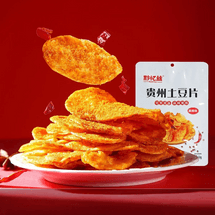 Guizhou Spicy Potato Chips+Shredded Potatoes+Spicy King Oyster Mushrooms,14.1 oz【3 Combo Packs】