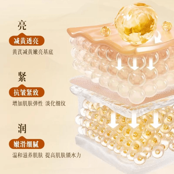 【中国直送】ヨーロピアンオレンジ＆オウギ配合フェイスクリーム - 黄ばみを改善し、保湿・潤いを与えます 60g×1 3