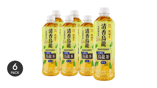 SUNTORY CHINA 鉄観音烏龍茶 500ml *6個入り【6パック】【砂糖0g