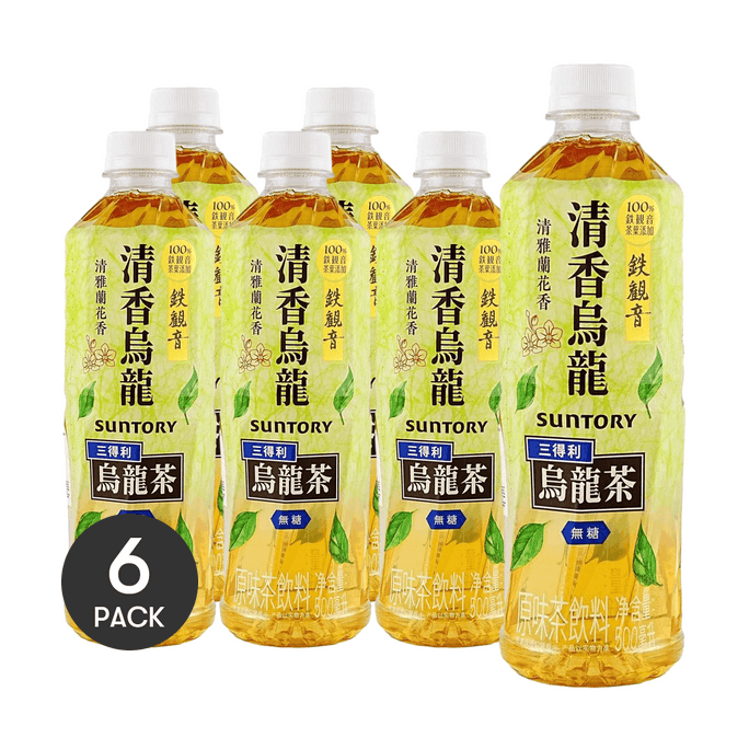 Tieguanyin Oolong Tea, 16.9 fl oz *6【6 Packs】【0 Sugar 0 Calories 0 Fat】