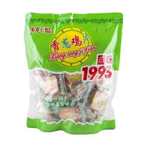 伟龙 香葱鸡片饼干 香葱味 418g【童年怀旧小饼干】