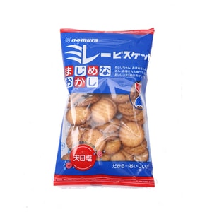 【日本からの直送】日本の野村製パン フライドビーンズ NOMURA 蔡文静 ネットセレブ御用達ビスケット 植物油全粒小麦 粗粒穀物 天然塩 ヘルシービスケット 130g