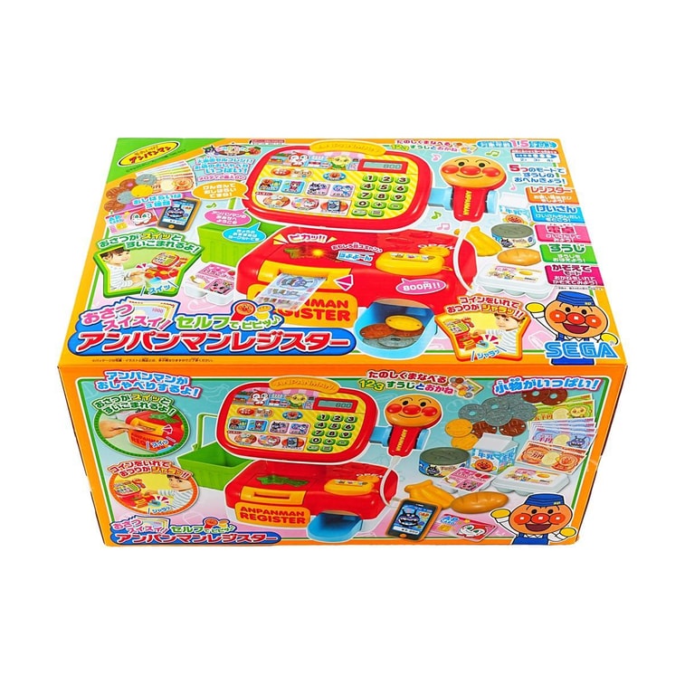 ごっこ遊びおもちゃ 家庭用おもちゃ バー小道具 簡単にお金が入れられる セルフサービススキャン パン スーパーマン レジ 7