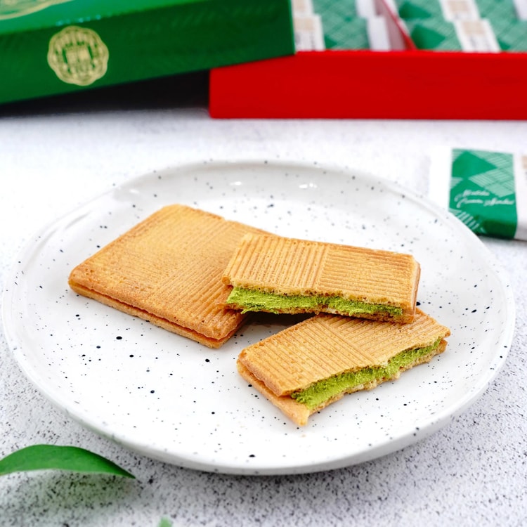 SEKI SEIKA Matcha Cream Senbei Cookie Gift Box 12pcs 6.33 oz