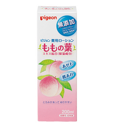 日本PIGEON貝親 嬰兒桃葉精華爽身露 痱子粉液體 曬後修護 200ML