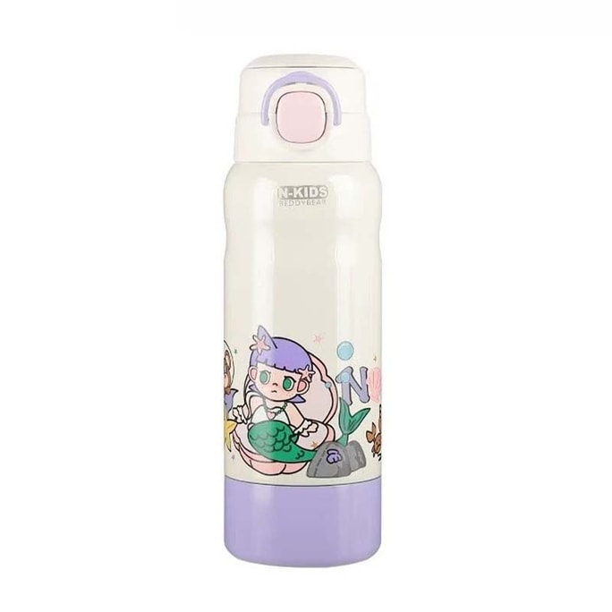 Beddy Bear Mermaid 316 Stainless Steel Water Bottle With Cup 530ml