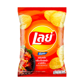 【Exclusive Thai Flavor】Extra Barbecue Potato Chips, 1.5oz