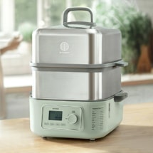 🔥【下单即享 返$15礼卡】BUYDEEM北鼎 多功能蒸炖锅 隔水蒸炖锅电蒸锅 加大加高不挑餐具 14L G67 双层