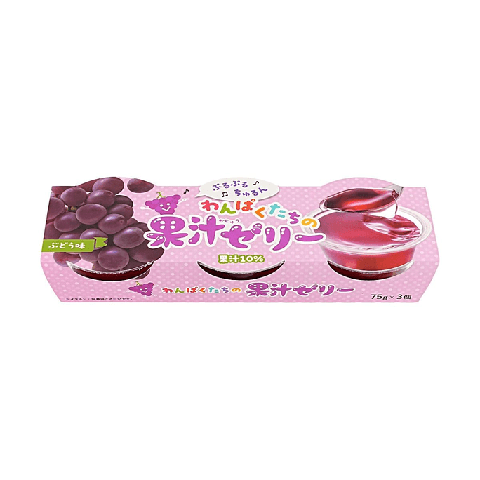 Grape Fruit Juice Jelly 7.93oz Jiggly and Refreshing