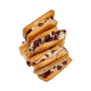 [중국에서 직접 우편] 대만 도비 샌드위치 누가 밀크 크리스프는 건포도 풍미 비스킷으로 오후 티타임 사무실 간식 여가 150g*2 봉지로 당신의 갈망을 만족시킬 수 있습니다