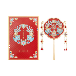 Palace Treasure Museum Cultural And Creative Treasures Phoenix Crown Comb Mirror Handle Mirror 10 * 20cm