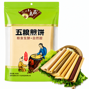 샤오완좡 우량 전병 240g 정통 산둥 대전병, 우량의 완벽한 조화, 건강하고 맛있습니다
