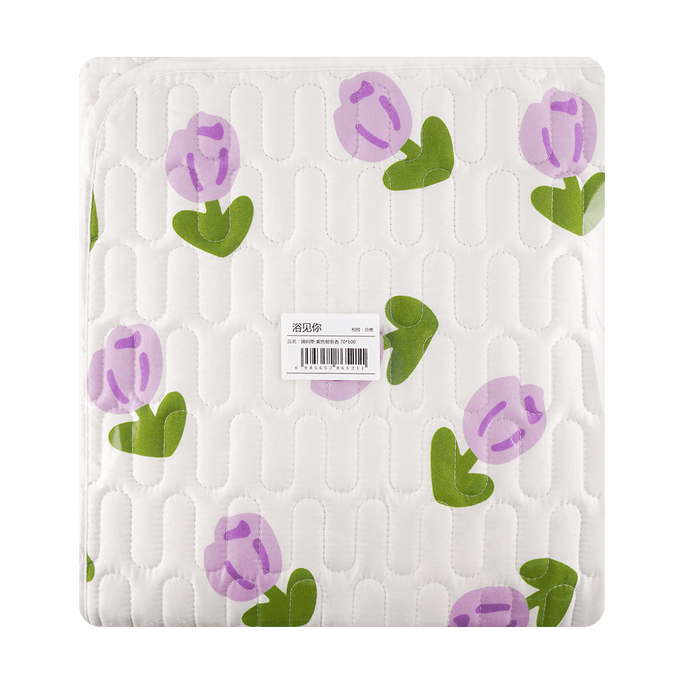 Washable Waterproof Mattress Protector Bed Pad for Incontinence Flower 70*100cm