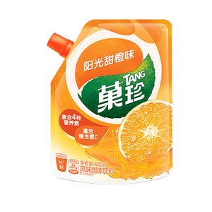 【中国直邮】菓珍果珍 果汁粉 补充维C 甜橙冲饮 丰富VC冲泡冲调 固体饮料 400g