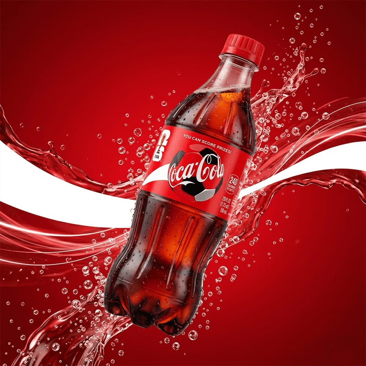 COCA COLA コカ・コーラ 20 fl oz【ラベルを剥がしてFIFAワールド