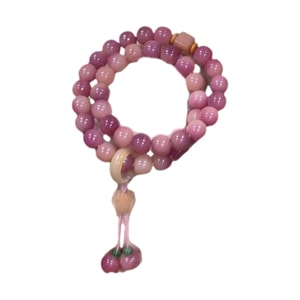  爆款烏梅子醬粉菩提手串 108顆手持脖掛文玩佛珠 念珠10mm【雙圈】- 禮盒1件