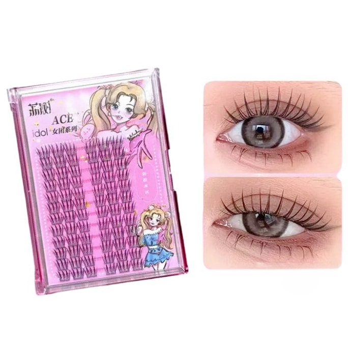 Comic Eyelashes Girl Group Series-Almighty ACE 72 Clusters