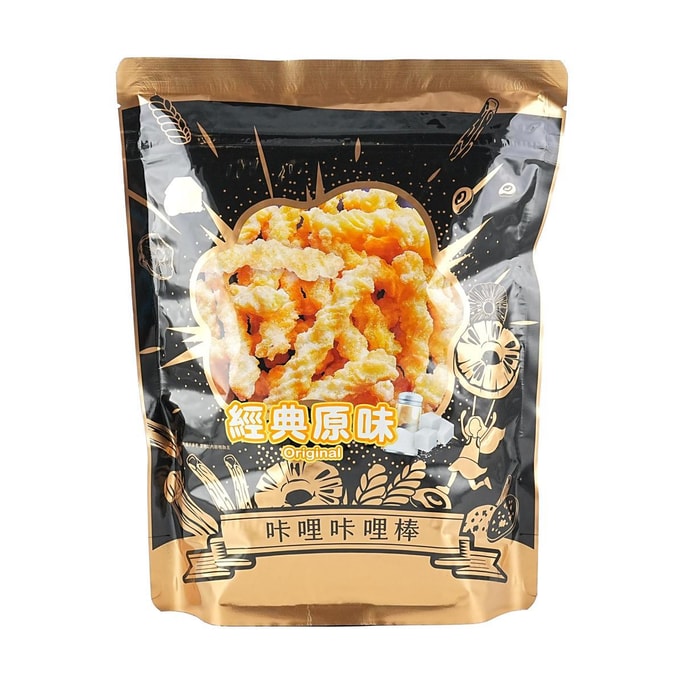 台湾CACHA卡恰 咔哩咔哩棒 卷卷木薯条玉米条 经典原味 130g