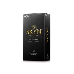 [일본에서 오는 다이렉트 메일] FUJILATEX SKYN Super Soft Super Lubricated Condoms 콘돔 프리미엄 10개입