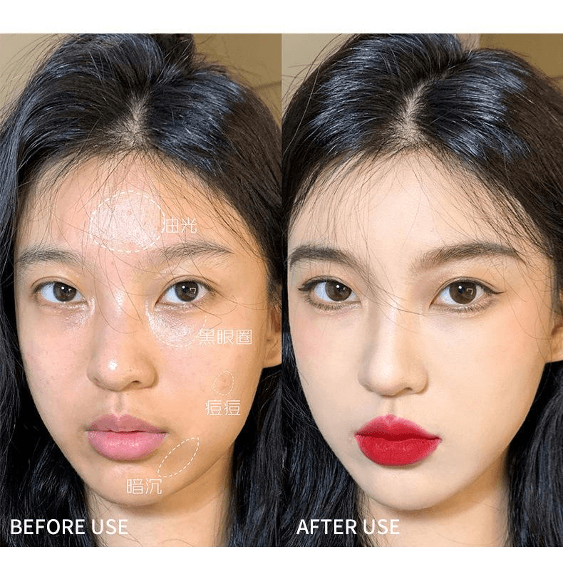 MAFFICK 轻薄空气散粉防水自然遮瑕104#微闪透(带细闪)1盒