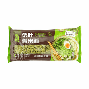 Nouilles de feuilles de mûrier et de coix 320g Non frites Nouilles séchées à l'air