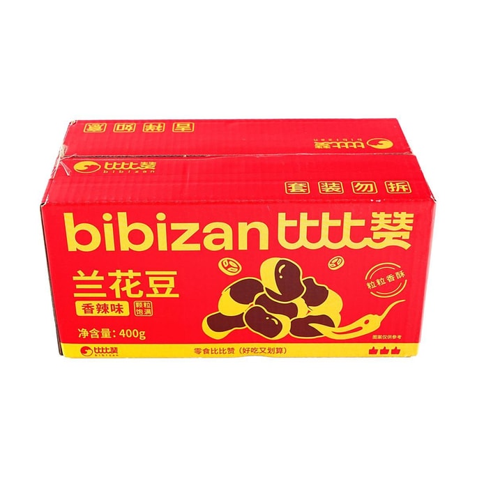 比比贊 蘭花豆 香酥蠶豆 香辣味 400g