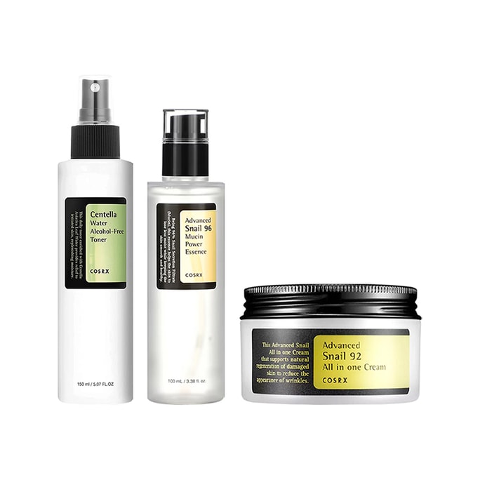 COSRX Centella Snail Soothing And Hydrating Bundle