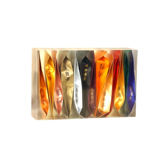 京真堂 景耀 13泡精选茶叶【评鉴装】肉桂 金骏眉 铁观音 大红袍 滇红茶 鸭屎香 正山小种 熟普洱茶 绿茶 碧螺春 茉莉花茶 水仙 单丛茶 养生茶汤 零食搭子