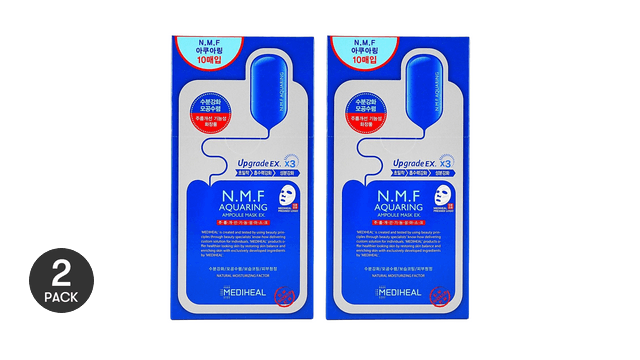 MEDIHEAL(メディヒール) N.M.F アクアリング アンプルマスク EX 10枚×2