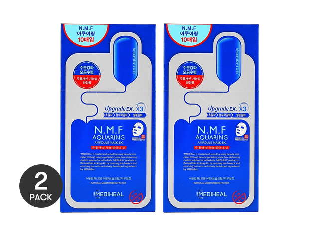 MEDIHEAL(メディヒール) N.M.F アクアリング アンプルマスク EX 10枚×2