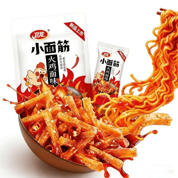 Turkey Flavor Spicy Gluten 70g, 3packs - Yami.com